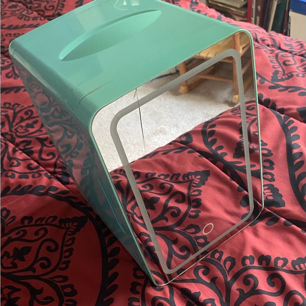Teal and Clear skin care refrigerator